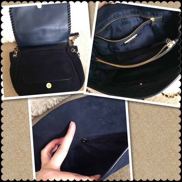 Tory Burch suede shoulder/crossbody bag - Picture 6 of 8